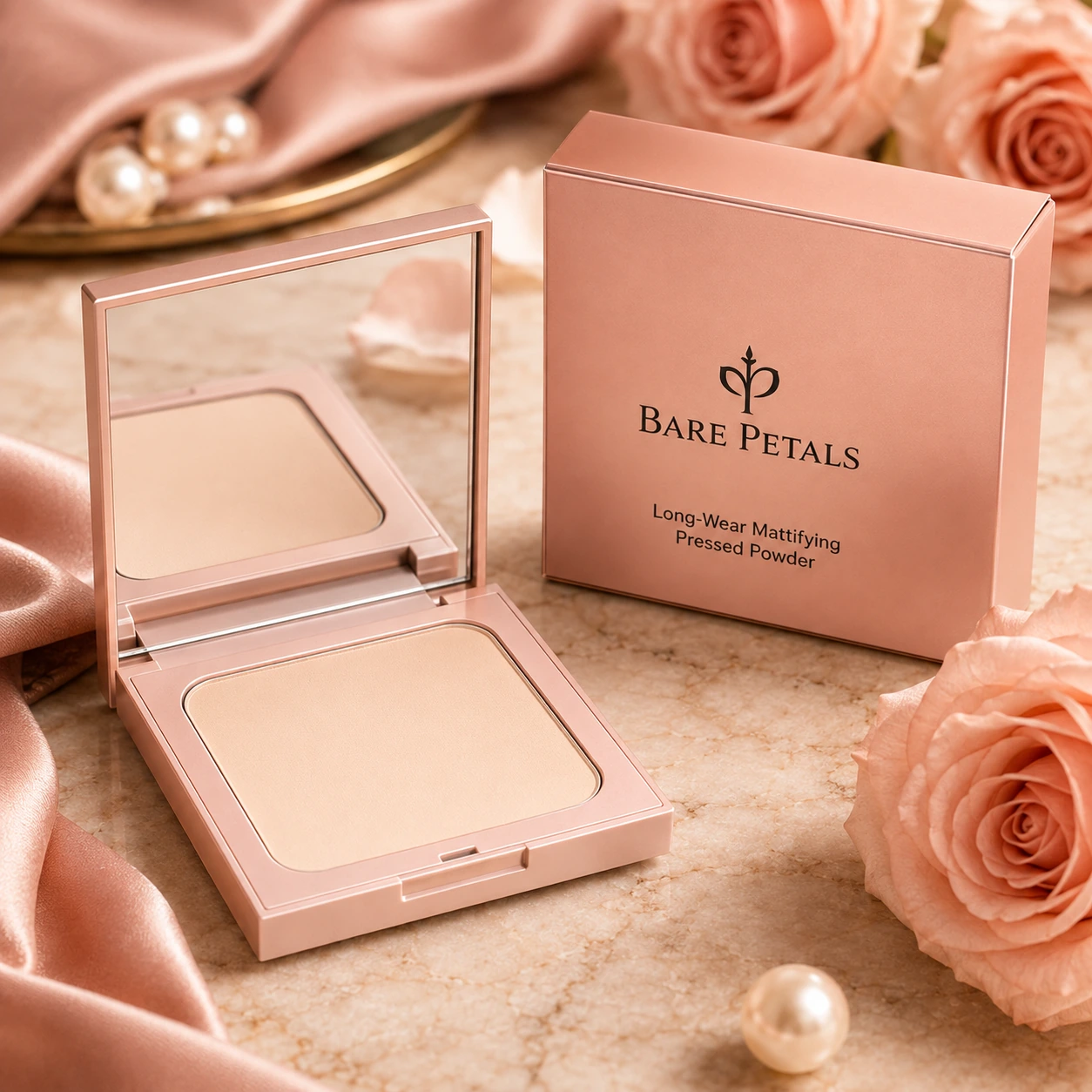 Long-Wear Mattifying Pressed Powder